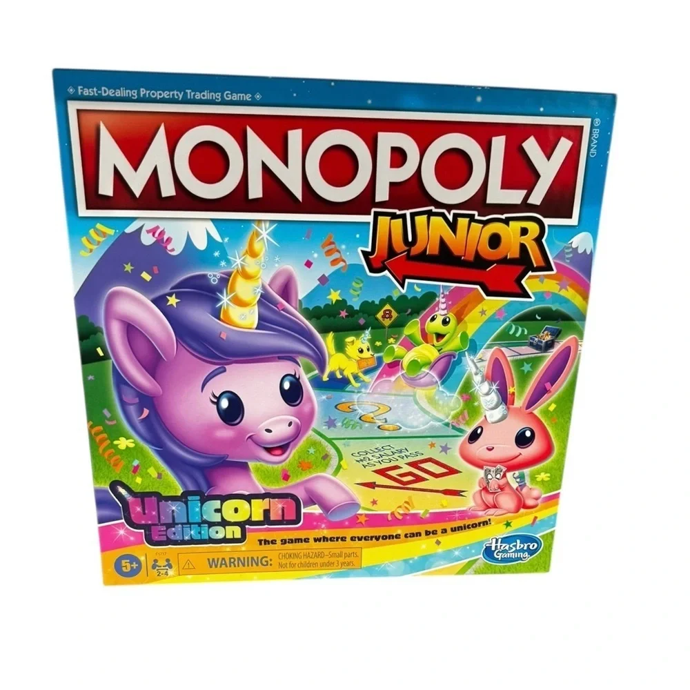 Monopoly Jr. Unicorn Academy Board Game: Complete!